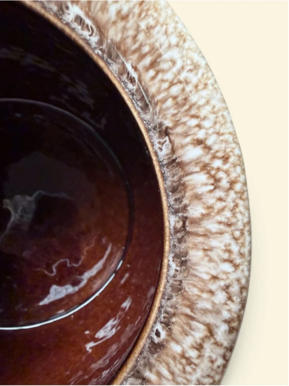Vintage Hull Oven Proof Bean Pot w Lid Brown Drip Glaze USA 7” Farmhouse Crock